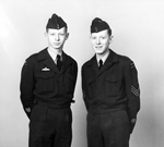 Peter and Brian in Air Cadets