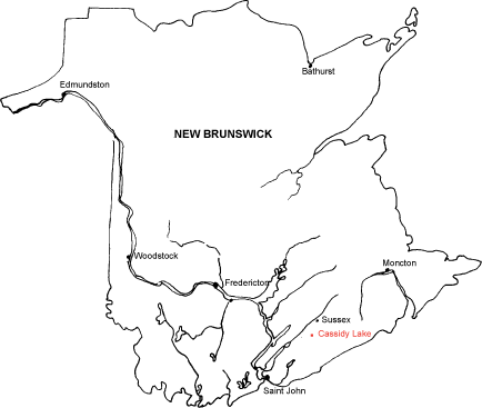 Map New Brunswick